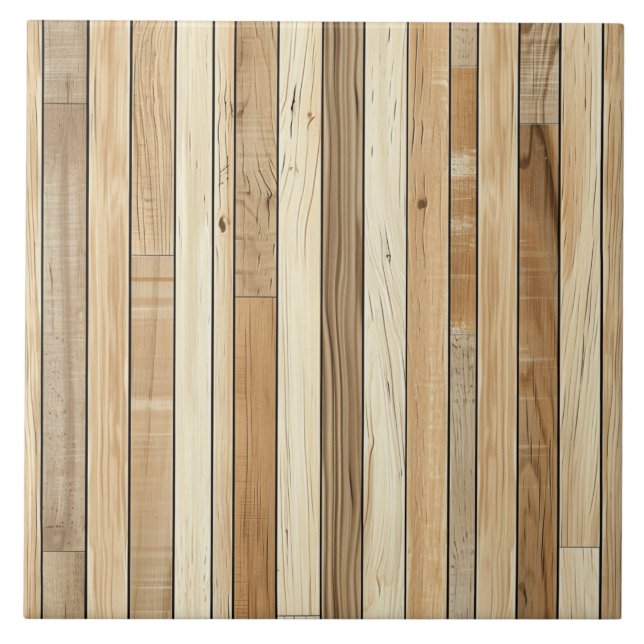 Wood Texture Ceramic Tile (Front)