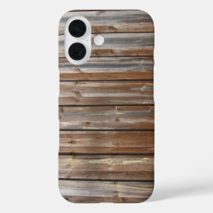 Wood Texture Cool Unique iPhone 16 Case