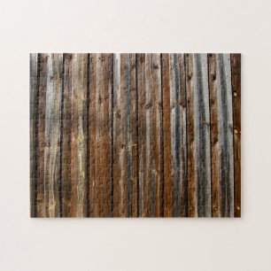Wood Texture Cool Unique Jigsaw Puzzle