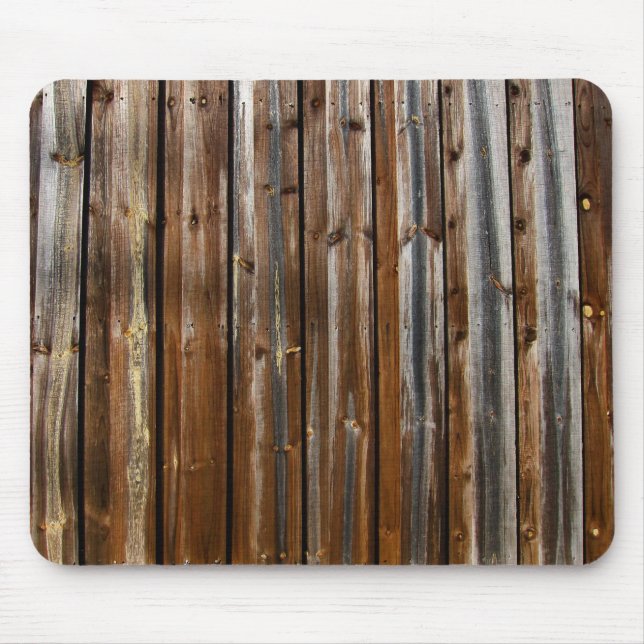Wood Texture Cool Unique Mouse Pad (Front)