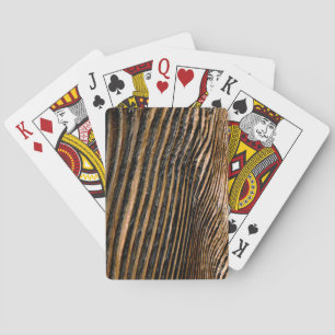 Wood Texture Cool Unique Playing Cards