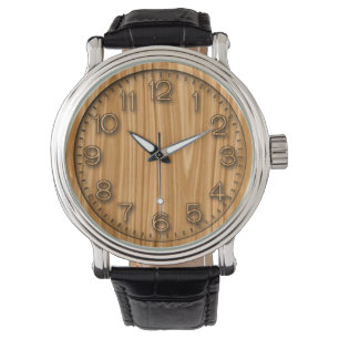 Wood Texture Design Watch