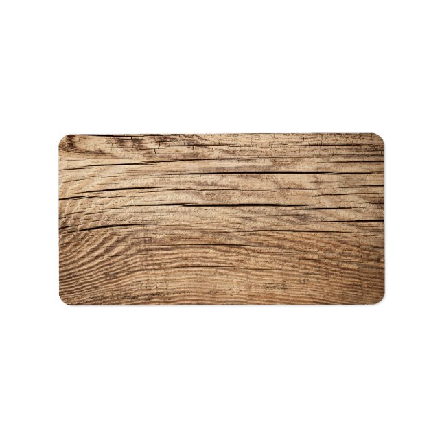 Wood Texture For Background With Natural Patterns Label (Front)