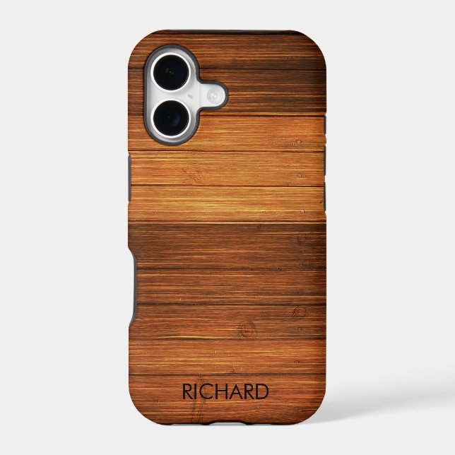Wood Texture Monogram (Back)
