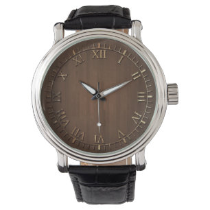 wood texture watch