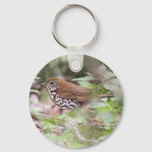 Wood Thrush Key Ring