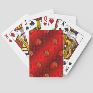 Wood Tiger Playing Cards