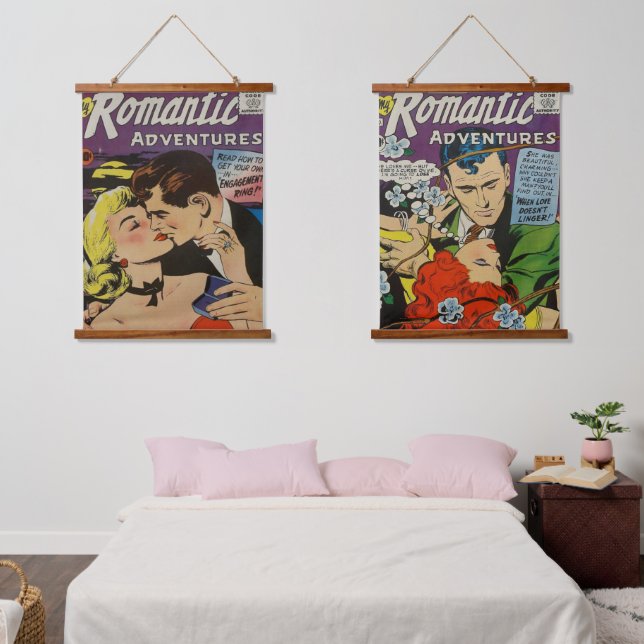 Wood Topped Wall Tapestry (Bedroom)