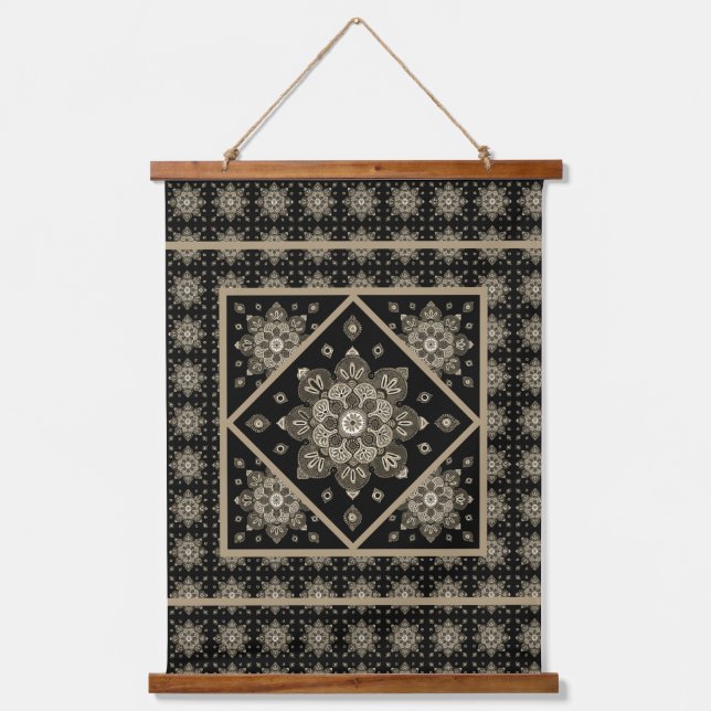 Wood Topped Wall Tapestry (Front)