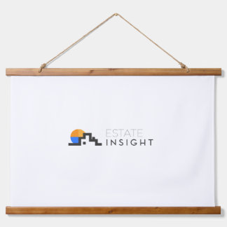 Wood Topped Wall Tapestry