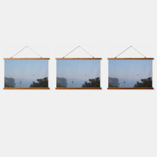 Wood Topped Wall Tapestry