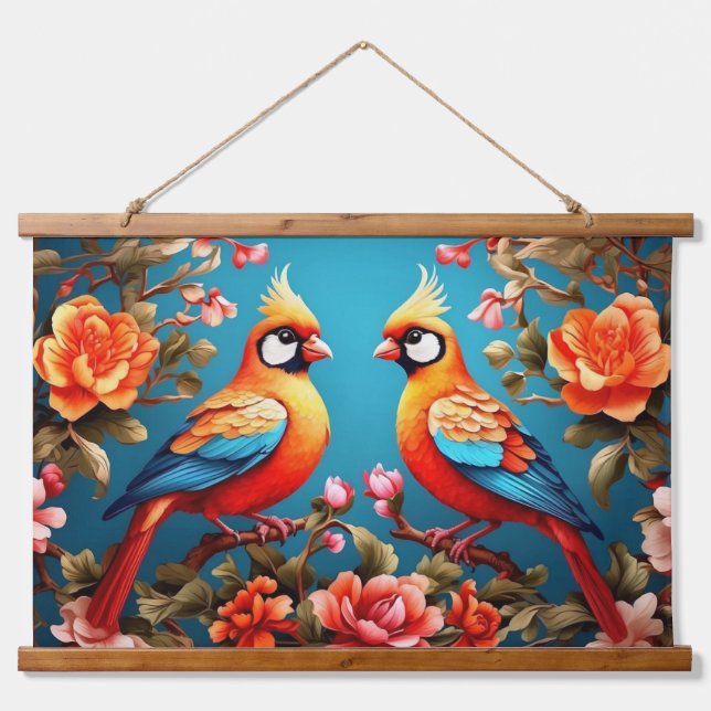 Wood Topped Wall Tapestry (Front)