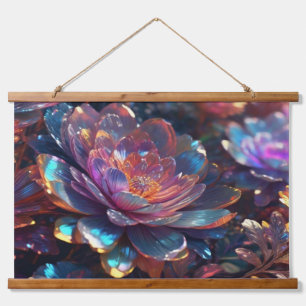 Wood Topped Wall Tapestry