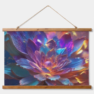 Wood Topped Wall Tapestry