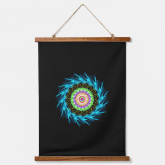 Wood Topped Wall Tapestry