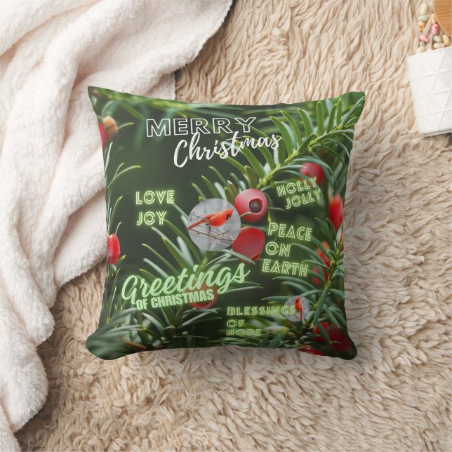 Wood Topped Wall Tapestry Cushion (Blanket)