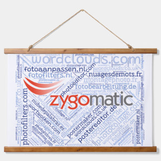 Wood Topped Wall Tapestry (landscape)