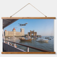 Wood Topped Wall Tapestry - Ocean Beauty