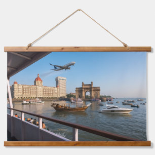 Wood Topped Wall Tapestry - Ocean Beauty