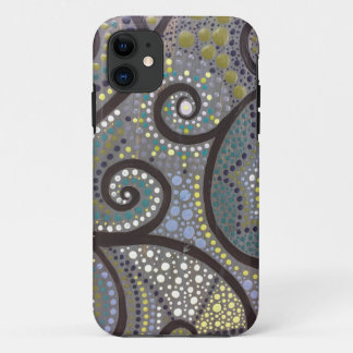 Wood Tree Boho Grey Artwork iPhone 11 Case