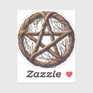 Wood Twig Pentacle Wiccan Wedding