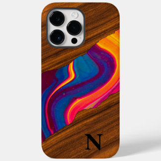 Wood Vibrant Colour River Case-Mate iPhone 14 Pro Max Case