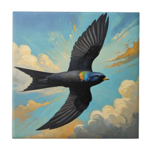 Wood Wall Art Ceramic Tile