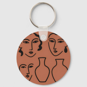 Wood Wall Art Key Ring