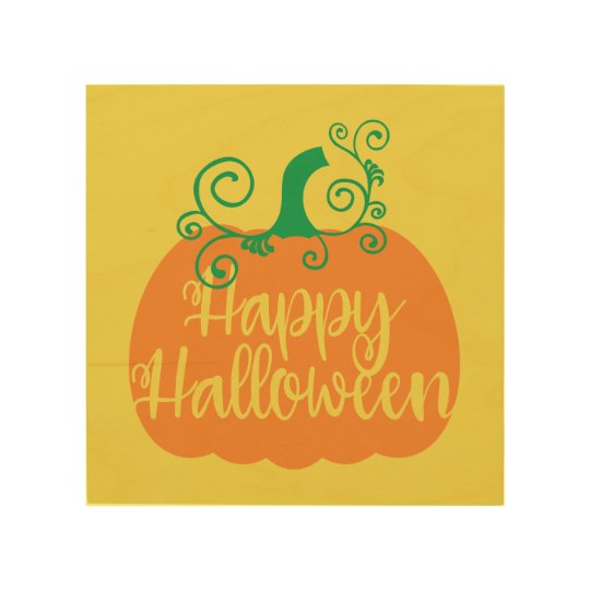 Wood Wall Art Of Pumpkin