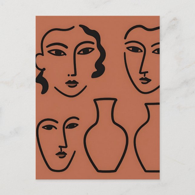Wood Wall Art Postcard (Front)