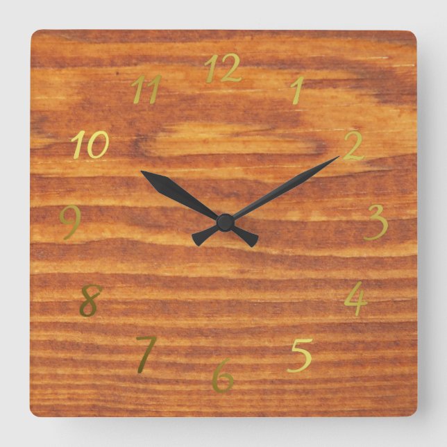 wood wall clock (Front)