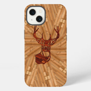 Wood - White Tail Buck Deer iPhone 13 Case