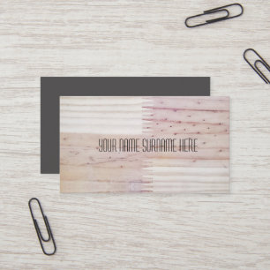 Wood Wooden Texture Industrial Feel Business Card