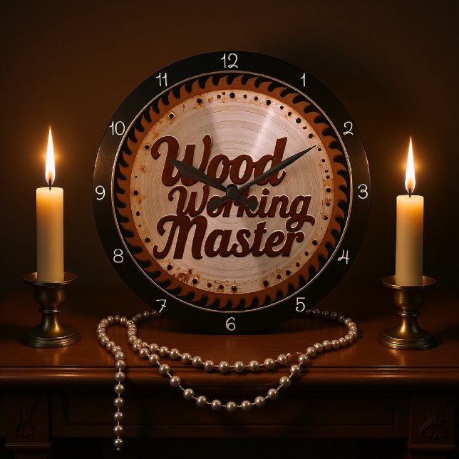 Wood Working Master Carpenter's Saw  Large Clock (Creator Uploaded)