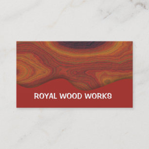 Wood Works Unique Business Cards
