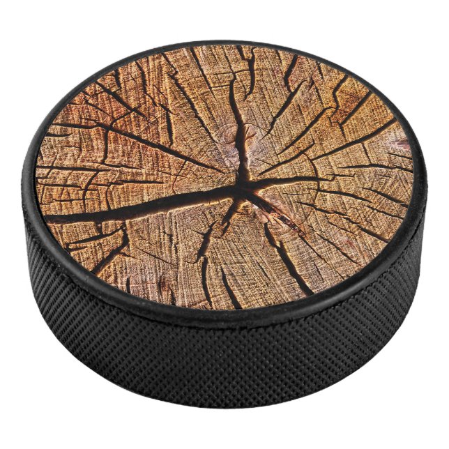 Woodblock Hockey Puck (3/4)
