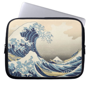 Woodblock print by Katsushika Hokusai Laptop Sleeve