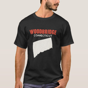 Woodbridge Connecticut USA State America Travel Co T-Shirt