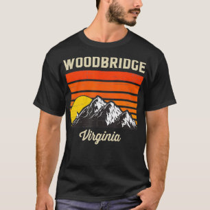 Woodbridge Virginia Retro City State USA Souvenir T-Shirt