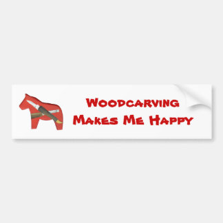 Woodcarving Bumper Sticker