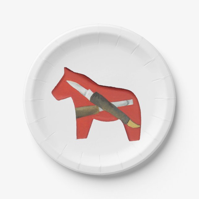 Woodcarving Horse Plate (Front)