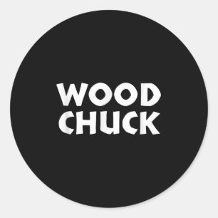 Woodchuck Camp Woodchucks  Classic Round Sticker