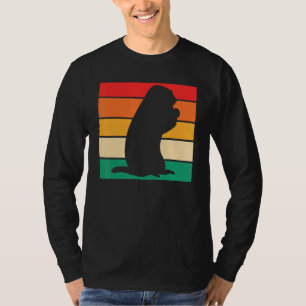 Woodchuck Rodent Groundhog Whisperer Retro Groundh T-Shirt