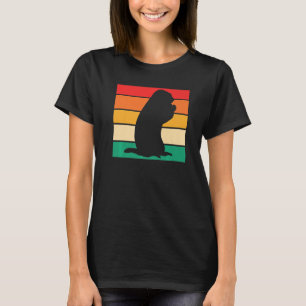 Woodchuck Rodent Groundhog Whisperer Retro Groundh T-Shirt