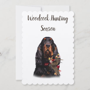 Woodcock Hunting Season Invitation