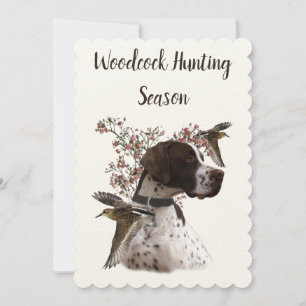 Woodcock Hunting Season Invitation