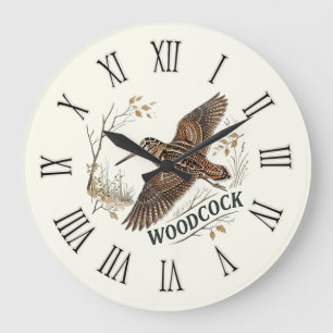 Woodcock large clock