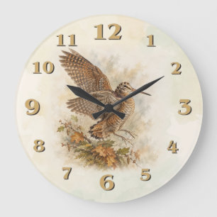 Woodcock  large clock