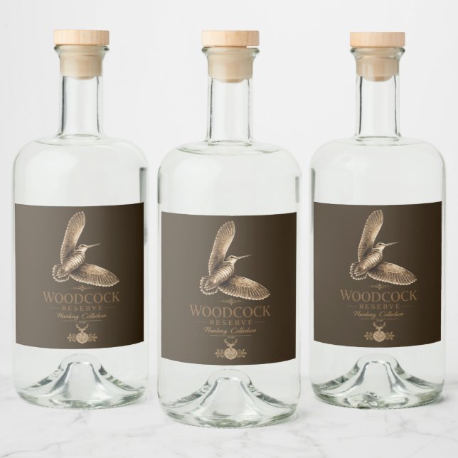 Woodcock  liquor bottle label (Bottles)