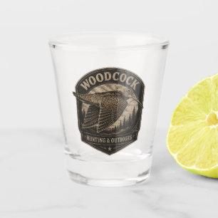 Woodcock shot glass